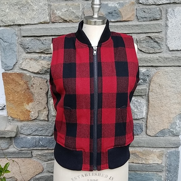 Madewell Jackets & Blazers - Madewell buffalo plaid wool vest